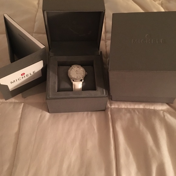 Michele Diamond Bezel Watch Gorgeous!!! main image 4
